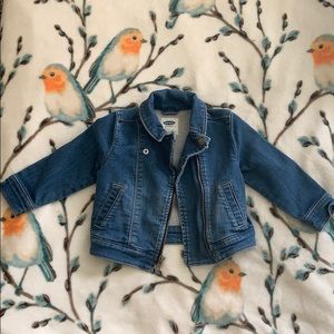 TODDLERS DENIM MOTO JACKET 🌼